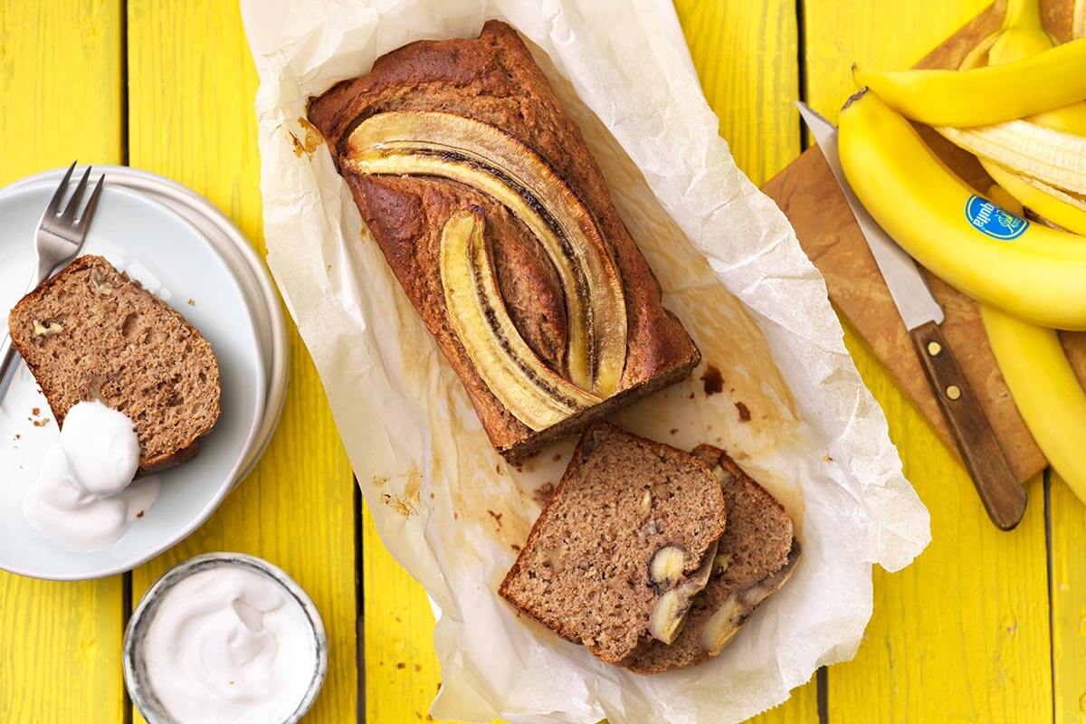 Banana Bread mit Nüssen