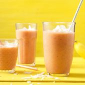 Bananen-Karotten-Smoothie mit Ingwer und Zimt