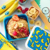 Chiquita Bananen-Pfannkuchen mit Bananenchips