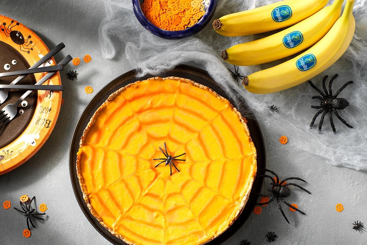 Halloween-Pumpkin-Pie mit Chiquita Bananen