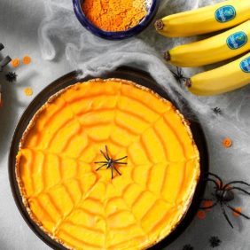 Halloween-Pumpkin-Pie mit Chiquita Bananen