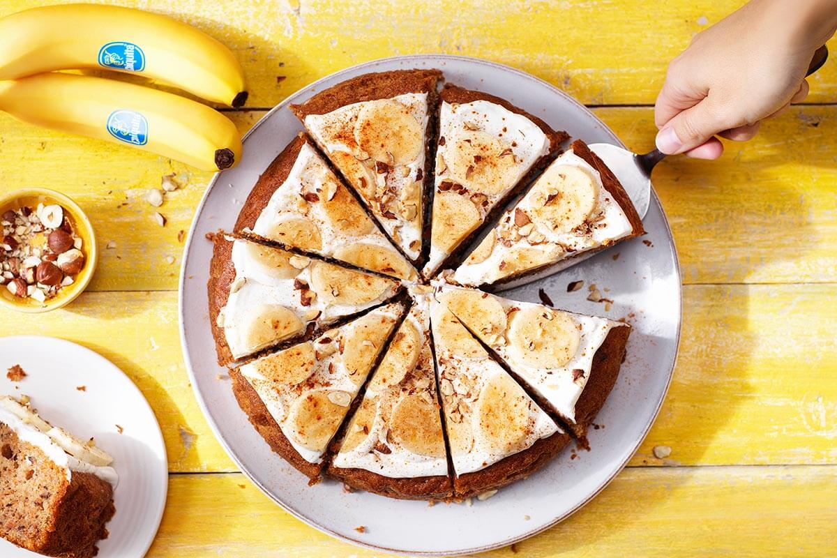 Gesunder Bananen-Karottenkuchen