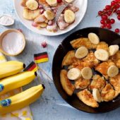 Kaiserschmarrn mit Chiquita Bananen und roten Beeren