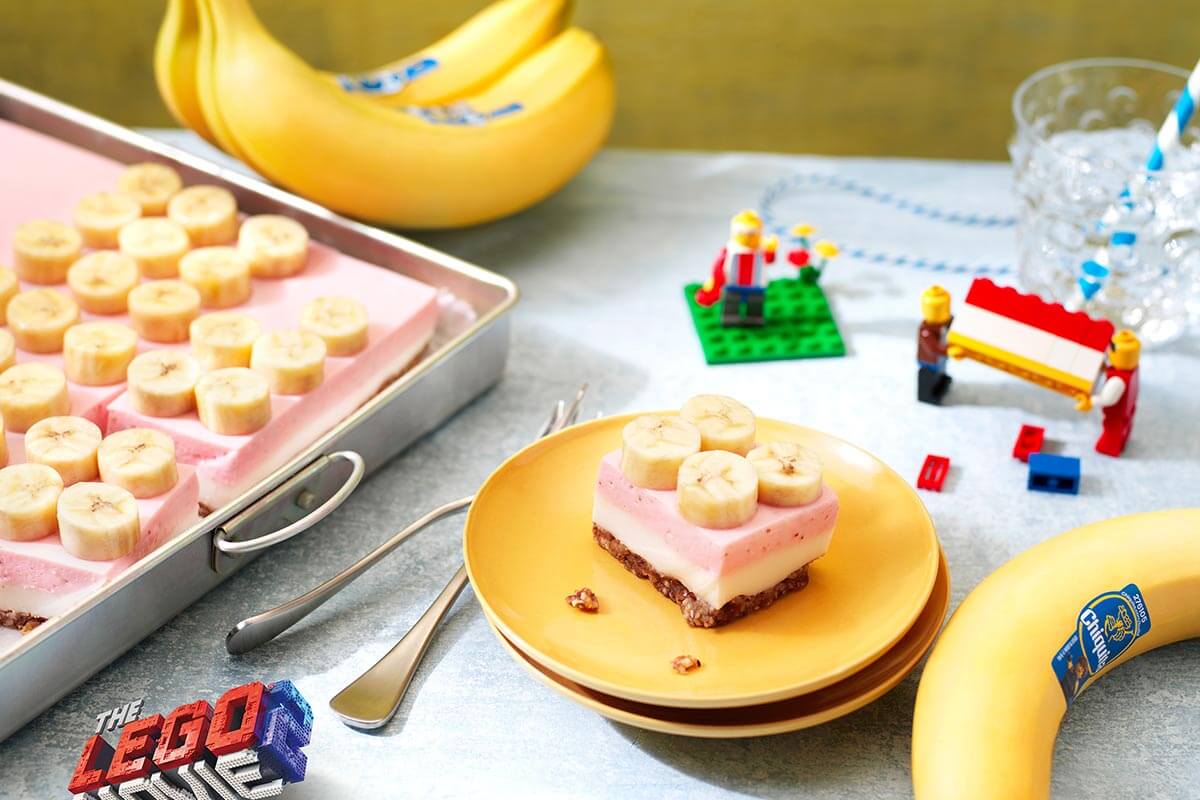 Chiquita Bananen-„Käsekuchen“ nach Art von Baumeisterin Lucy