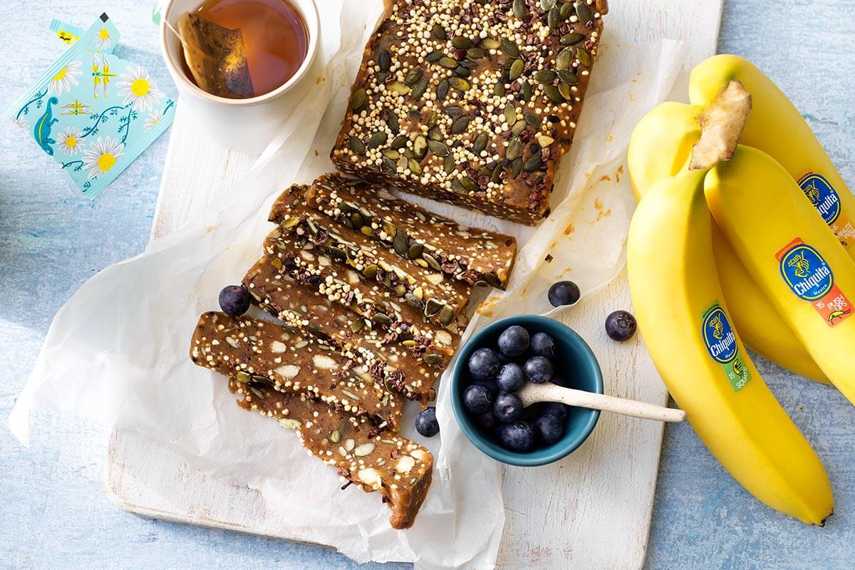 Post-Workout – Power-Riegel mit gepufftem Quinoa und Chiquita Bananen