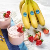 Schneller Erdbeer-Smoothie mit Chiquita Bananen