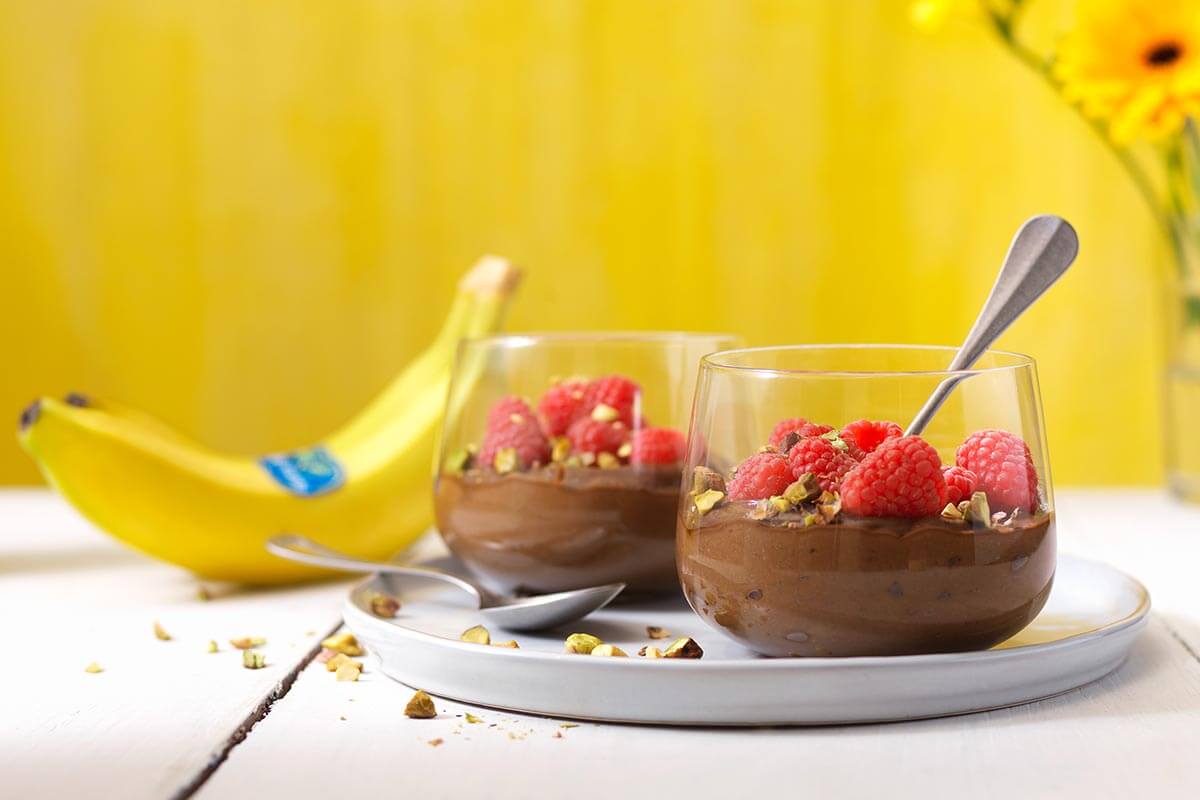 Zuckerfreies Schokoladenmousse mit Chiquita Bananen | Chiquita Rezepte