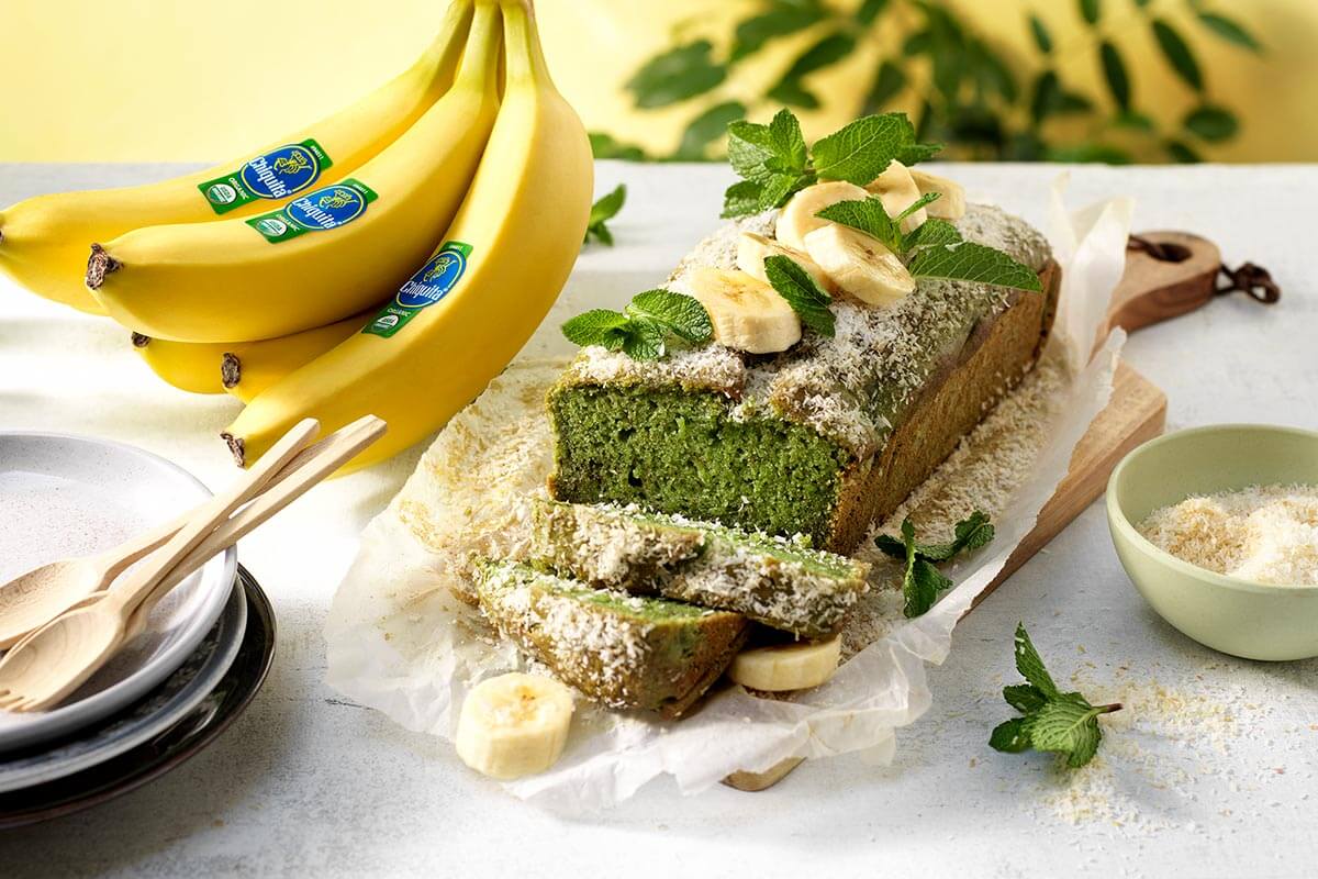 Veganes Chiquita Pandan Bananenbrot