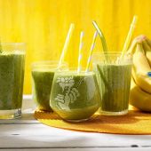 Gesunder Smoothie mit Chiquita Banane und Spinat