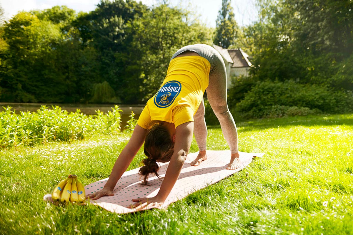 Yoga, Bananen & Beweglichkeitsübungen