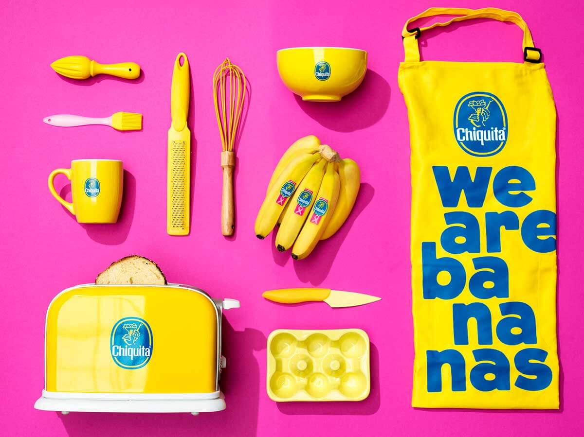 Chiquita Pink Sticker Brustkrebs Aufmerksamkeit