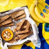 Pre-Workout – Proteinriegel mit Nüssen und Chiquita Banane – ganz ohne Backen