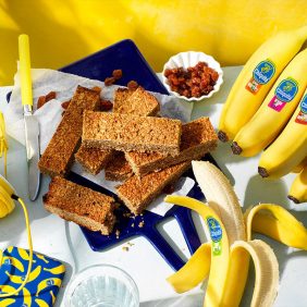 Pre-Workout – Proteinriegel mit Chiquita Bananenbrot