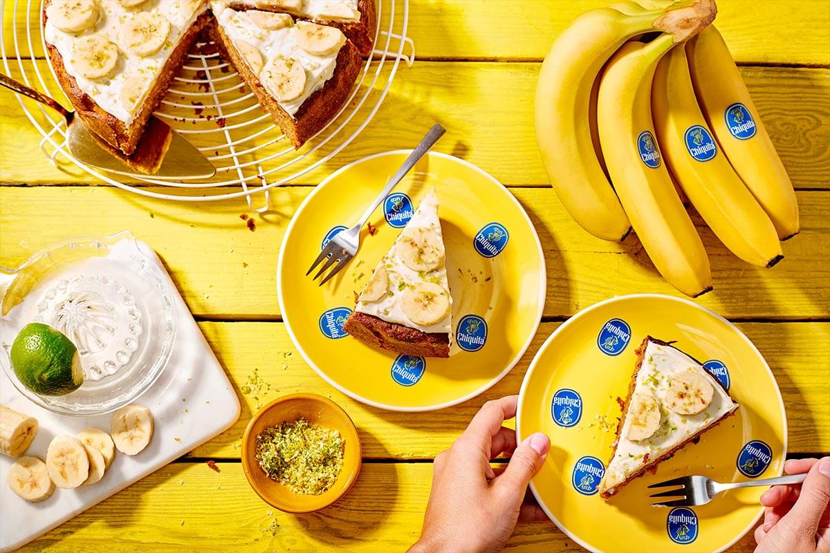 Karottenkuchen-Bananenbrot mit Chiquita Bananen