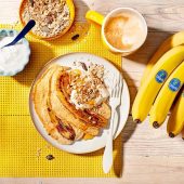 Bananenbrot-Pancakes mit Chiquita Bananen