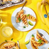 Gegrillte BBQ Chiquita Bananen mit Zimt
