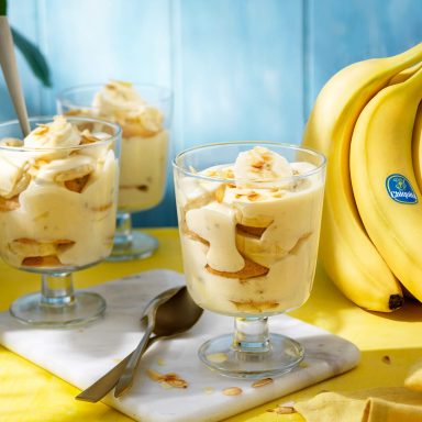 Hausgemachtes Dessert mit Chiquita Banane