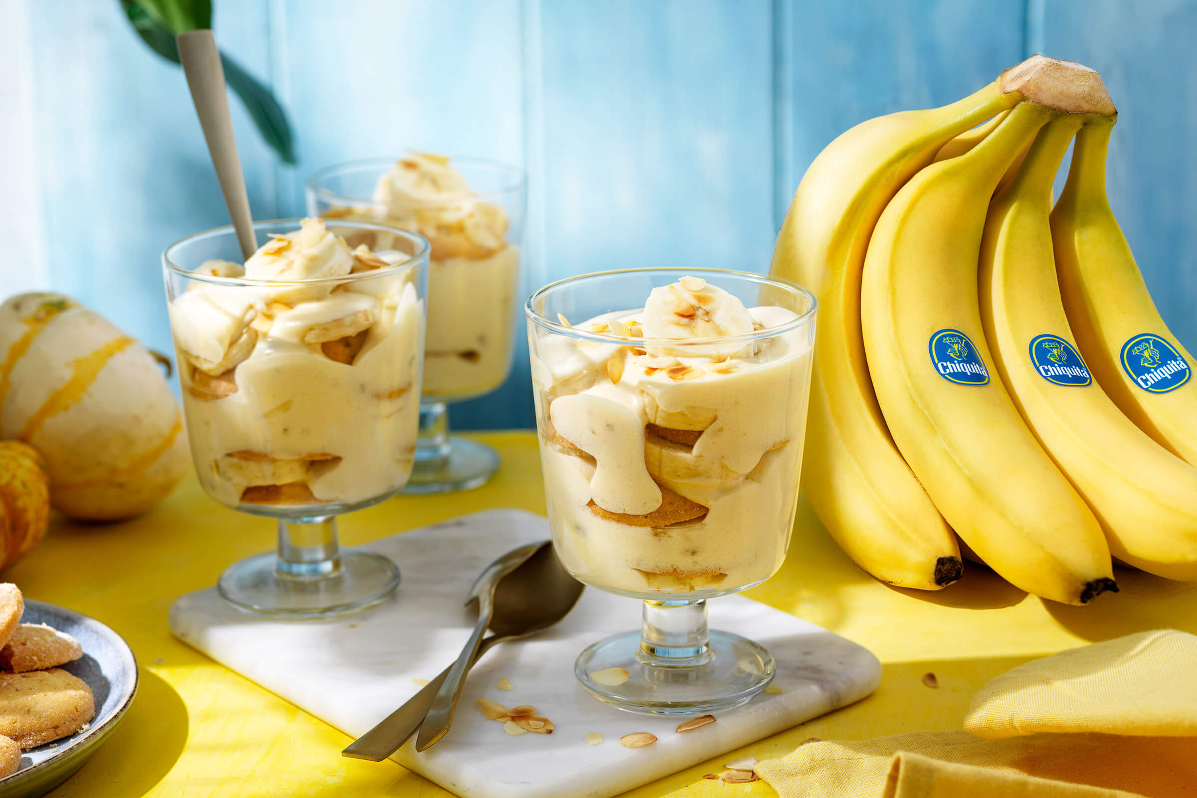 Hausgemachtes Dessert mit Chiquita Banane