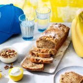 Einfaches Chiquita Bananenbrot mit übrig gebliebenen Bananen