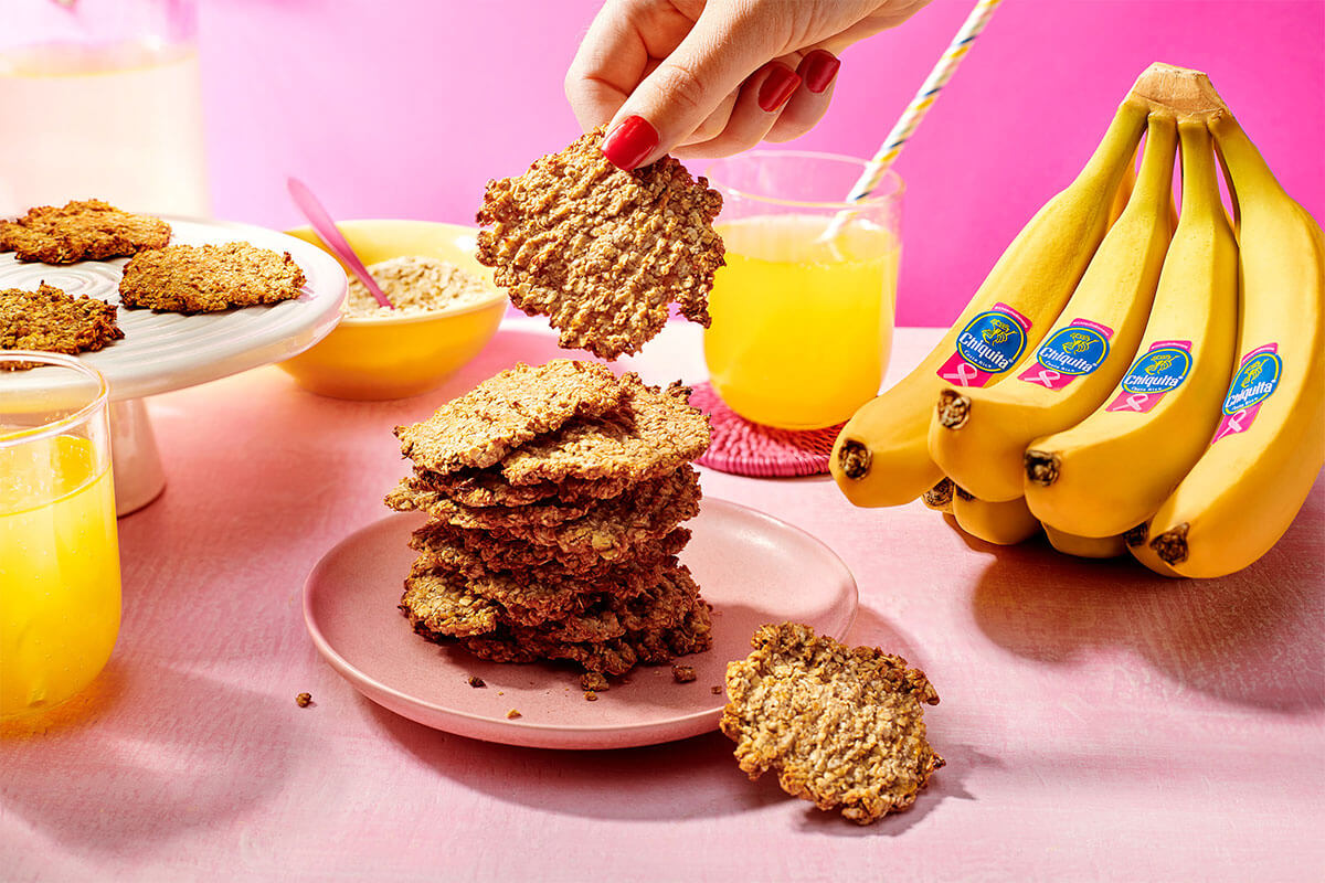 Chiquita-Bananen-Haferkekse mit zwei Zutaten