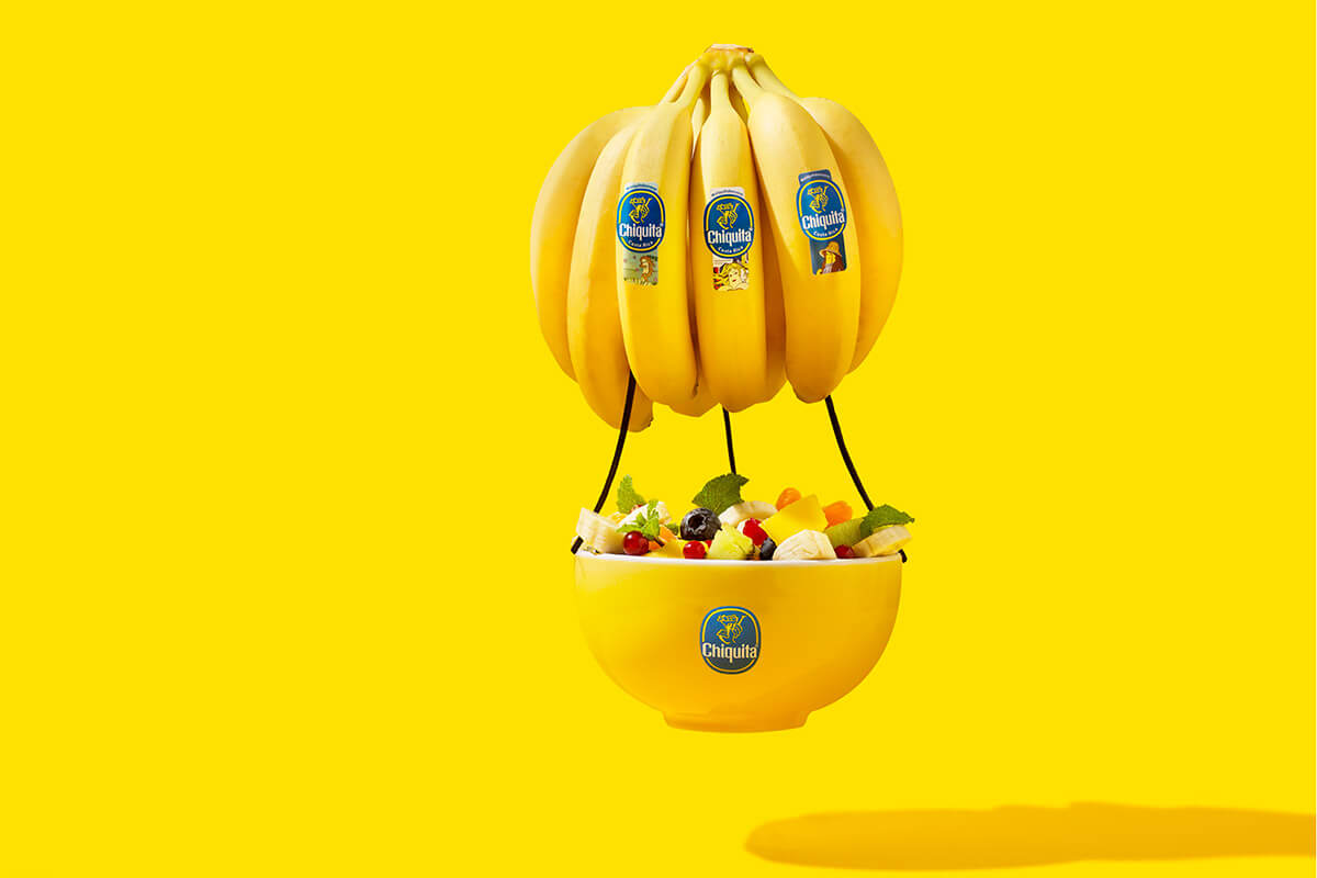 Klassischer Obstsalat mit Chiquita Bananen