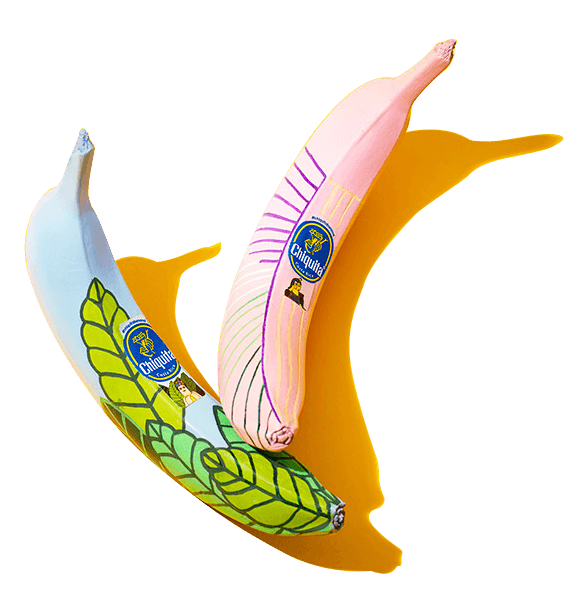 Enthülle ein Chiquita Meisterwerk! - Chiquita Bananen-Kunststicker