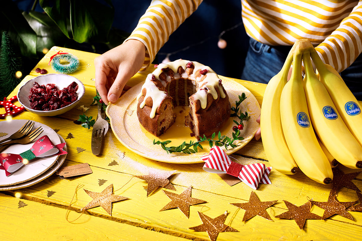 Weihnachtliches saftiges Bananenbrot von Chiquita