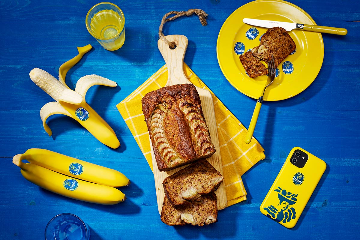 Einfaches veganes Bananenbrot von Chiquita