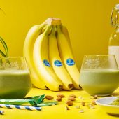 Gefrorener Bananen-Matcha-Smoothie von Chiquita