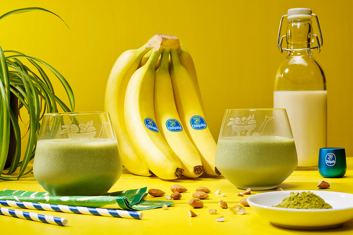 Gefrorener Bananen-Matcha-Smoothie von Chiquita | Chiquita Rezepte