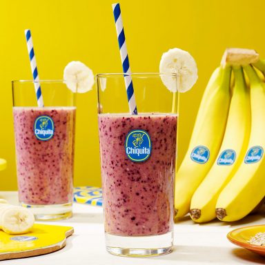 Gesunder Frühstücks-Bananen-Smoothie mit Haferflocken von Chiquita