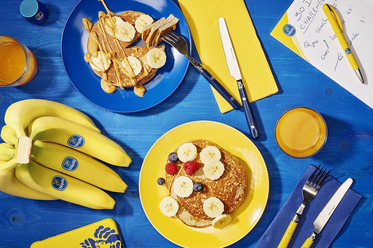 Post Workout Eiweißpfannkuchen mit Bananen von Chiquita