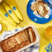 Vollkorn-Bananenbrot von Chiquita für die DASH-Diät
