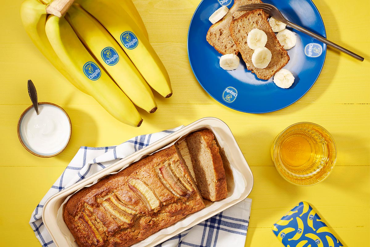 Vollkorn-Bananenbrot von Chiquita für die DASH-Diät