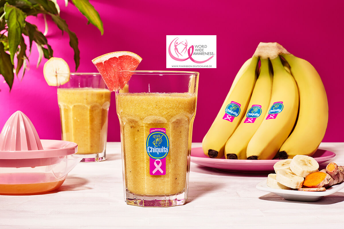 Grapefruit-Ingwer-Smoothie mit Chiquita Bananen