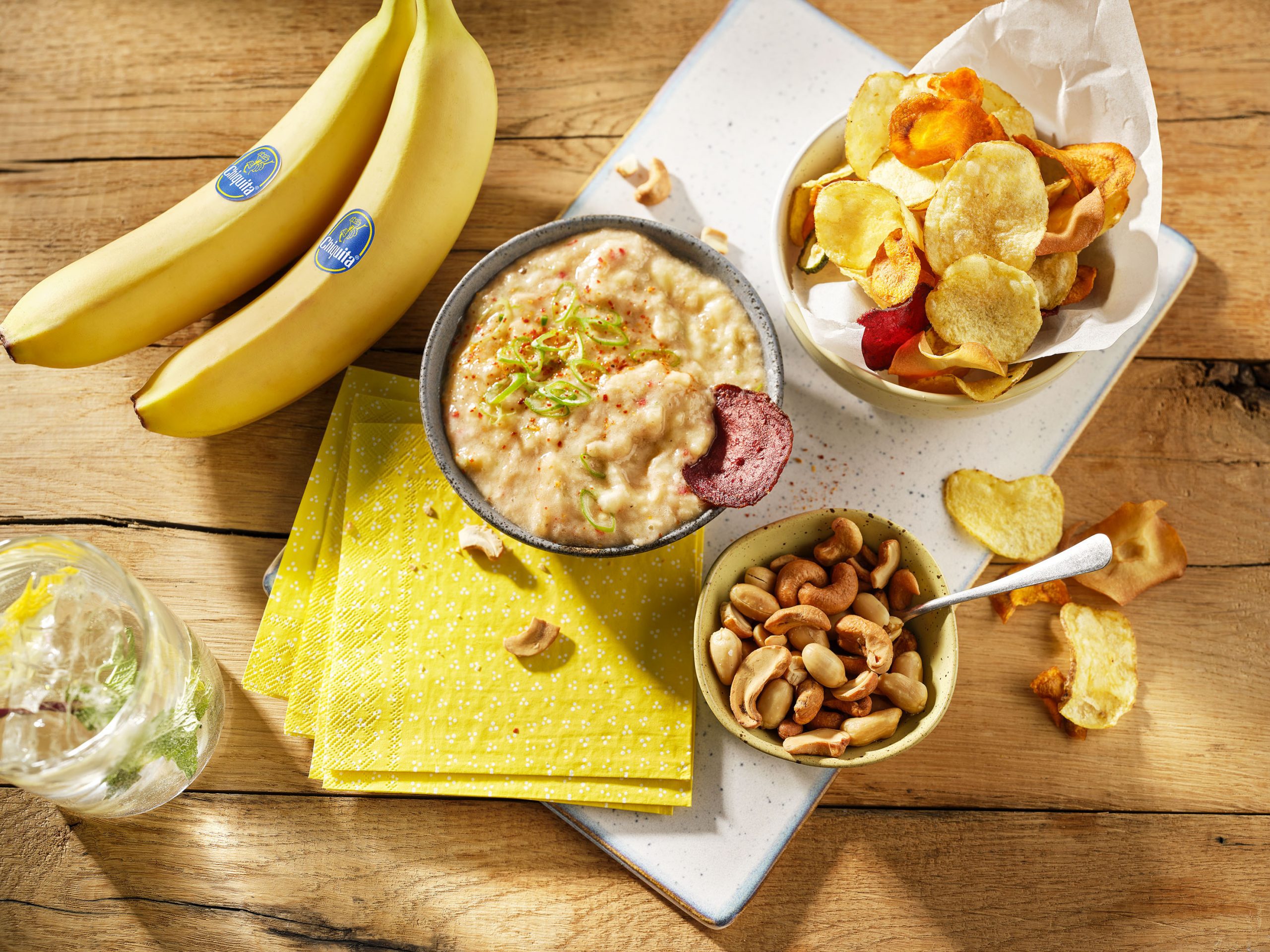 Würziger Chiquita Bananendip
