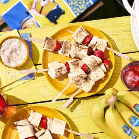 Chiquita Bananen-Marshmallows zum Grillen