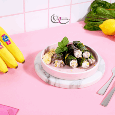 Mangoldrouladen mit Chiquita Banane und Ricotta
