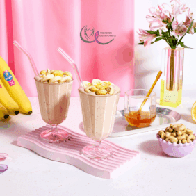 Shake mit Chiquita Banane, Cashewkernen und Zitrone