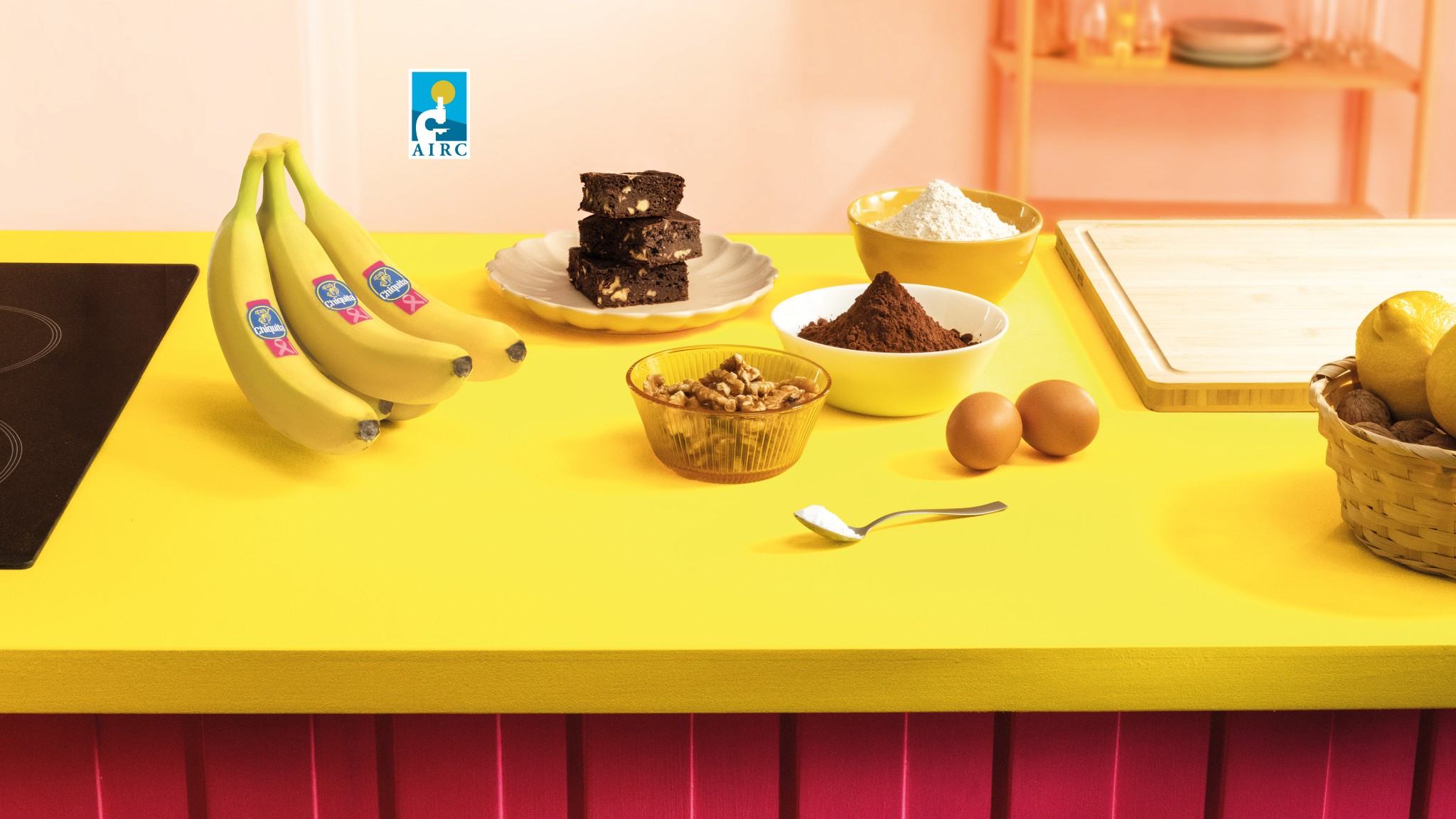 Chiquita Banana Brownies mit ungesüßtem Kakao